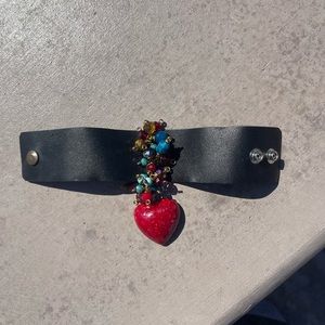 Heart shaped crystal bracelet